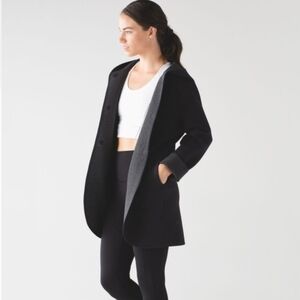 Lululemon Athletica Reversible City Bound Wrap Sweetheart Hoodie Jacket